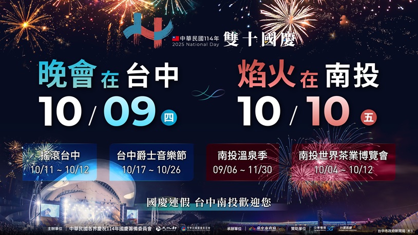 2025_台中雙十國慶_晚會焰火